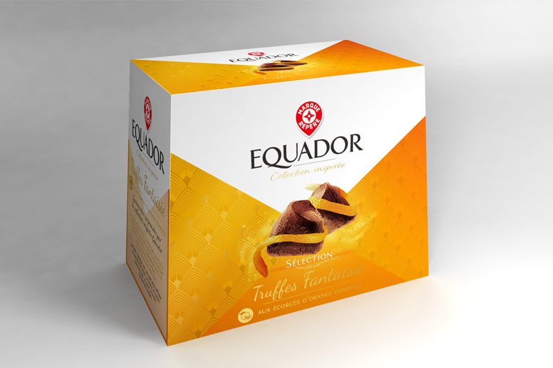 Equador - Truffes Fantaisie aux écorces d'orange confite